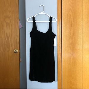 90s vintage velvet lbd
